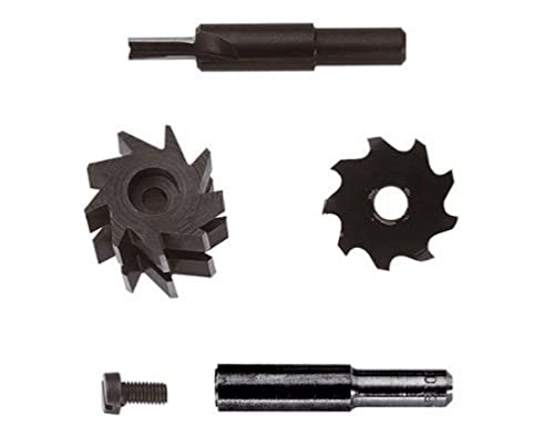 wolfcraft Universal-Fräser-Set WS I 3254000 I WS-Fräser aus Werkzeugstahl zum Fräsen in Hart- und Weichholz von wolfcraft