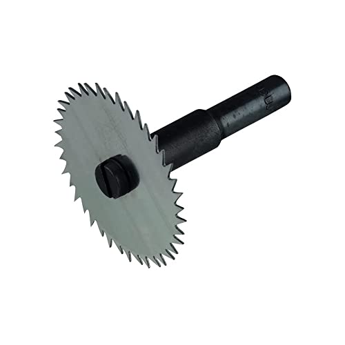 wolfcraft Schlitzsäge I 3270000 I Fräser aus Werkzeugstahl zum Fräsen in Hart- und Weichholz mit der Bohrmaschine I Ø 45 mm, Arbeitshöhe 1,5 mm von wolfcraft