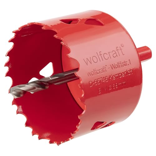 wolfcraft Bi-Metall-Lochsäge I 5474000 I Ø 68 mm - für Steckdoseninstallationen in Trockenbaumaterialien, Holz, Kunststoff und Metall, TÜV-geprüft - Schnitttiefe 40 mm wolfcraft Bi-Metall-Lochsäge I 5474000 I Ø 68 mm - für Steckdoseninstallationen in Trockenbaumaterialien, Holz, Kunststoff und Metall, TÜV-geprüft - Schnitttiefe 40 mm von wolfcraft
