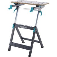 Wolfcraft 6871000 Spann- und Maschinentisch MASTER 750 ERGO 13.2kg Schwarz, Silber von Wolfcraft