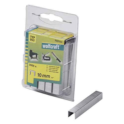 wolfcraft 7037000 3000 Klammern breit, X-harter Stahl Typ 53 10 mm von wolfcraft