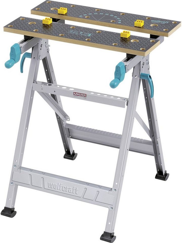 Wolfcraft Arbeitstisch Wolfcraft Spanntisch Master 200 MDF Arbeitsfläche von Wolfcraft