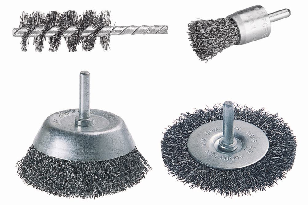 Wolfcraft Drahtbürsten-Set 6 mm 4-teilig von Wolfcraft GmbH