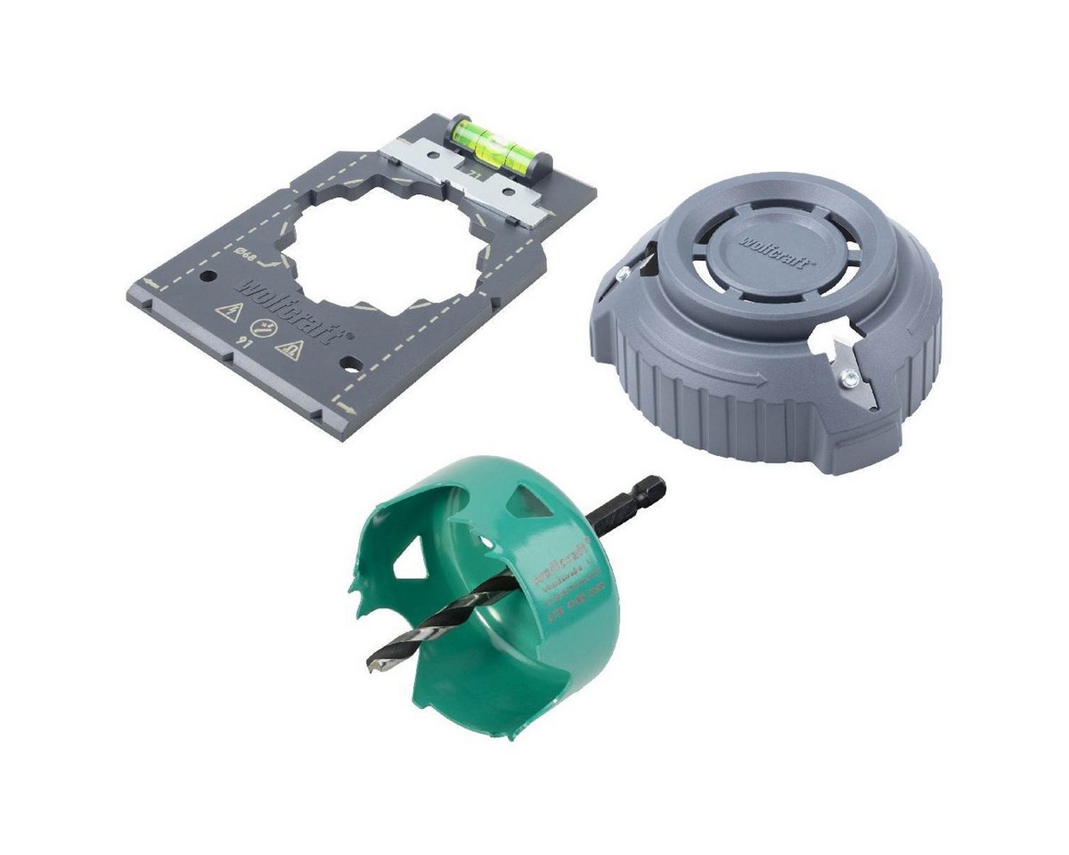 Wolfcraft Wandschablone Wolfcraft Steckdosen-Installationsset Geling-Set Wolfcraft Wandschablone Wolfcraft Steckdosen-Installationsset Geling-Set von Wolfcraft