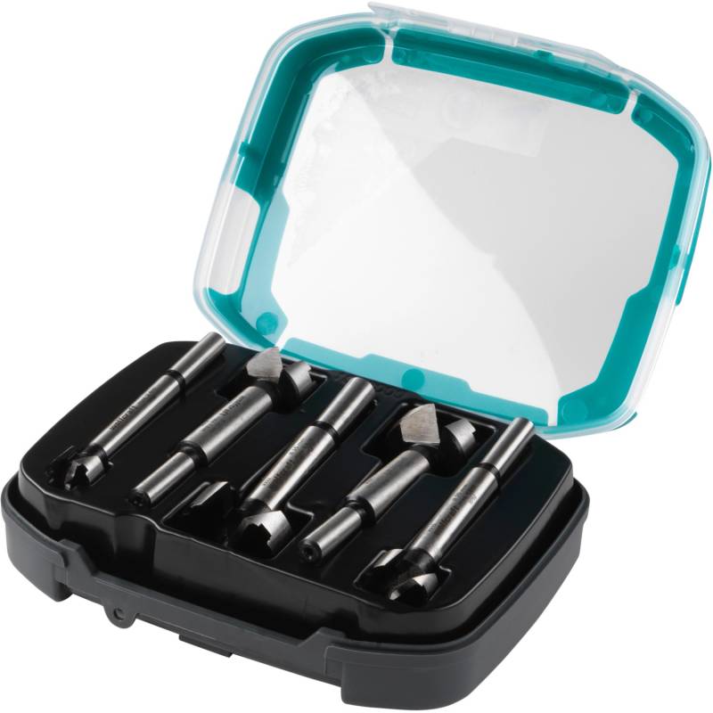 wolfcraft Forstnerbohrer-Set Ø 15-35 mm x 90 mm 5-teilig von Wolfcraft