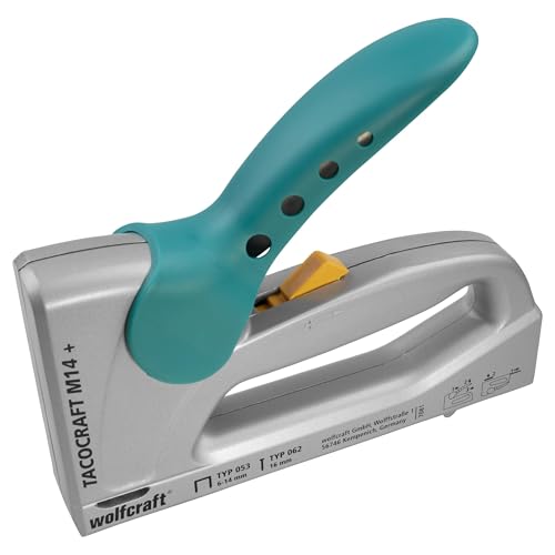 wolfcraft Handtacker tacocraft M 14+ I 7081000 I Für zahlreiche Arbeiten im Haushalt und Hobbybereich von wolfcraft