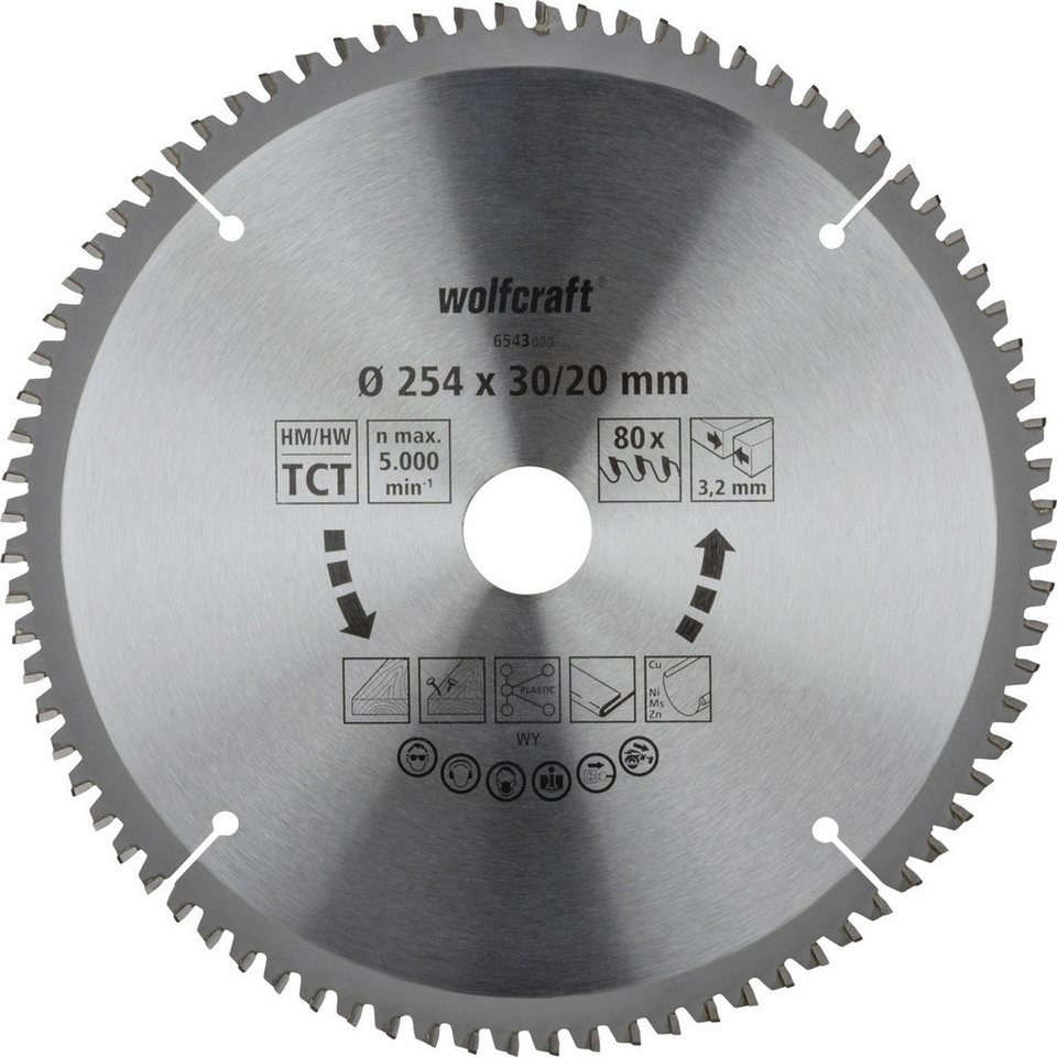 Wolfcraft Kreissägeblatt Wolfcraft Sägeblatt 254 mm für Kapp-Gehrungssäge Wolfcraft Kreissägeblatt Wolfcraft Sägeblatt 254 mm für Kapp-Gehrungssäge von Wolfcraft