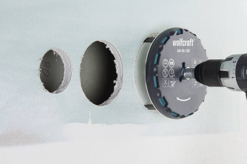 Wolfcraft Lochsäge Ø 45-130 mm verstellbar Wolfcraft Lochsäge Ø 45-130 mm verstellbar von Wolfcraft GmbH