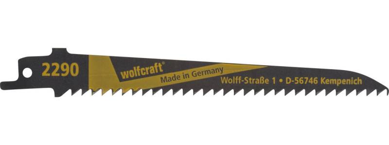 Wolfcraft Säbelsägeblatt Wolfcraft Säbelsägeblatt-Set 130 mm HCS für Holz 2 von Wolfcraft