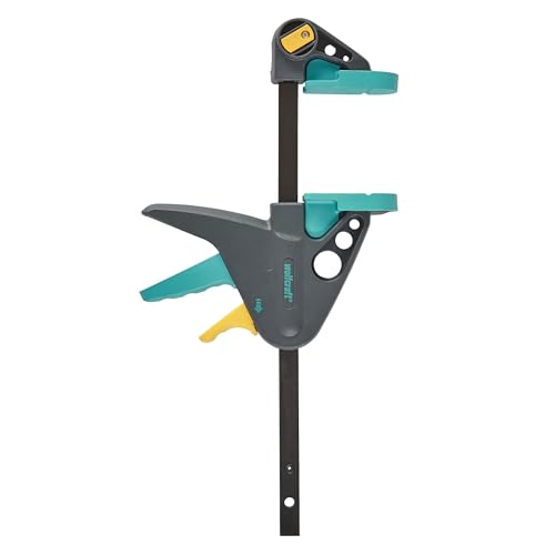 wolfcraft EHZ 65-150 Einhandzwinge PRO 3456000 - Spannkraft: 90 kg - Kraftvolle Zwinge zum Spannen von Werkstücken mit nur einer Hand - Spannweite: 150 mm wolfcraft EHZ 65-150 Einhandzwinge PRO 3456000 - Spannkraft: 90 kg - Kraftvolle Zwinge zum Spannen von Werkstücken mit nur einer Hand - Spannweite: 150 mm von wolfcraft