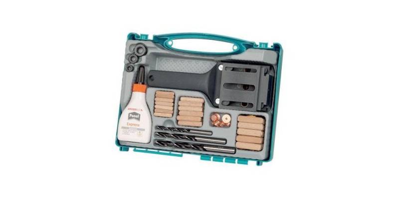 Wolfcraft Schrauben- und Dübel-Set Wolfcraft Sortimentsbox Holzdübel 78 teilig von Wolfcraft