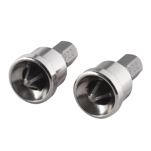 wolfcraft 2 Gipskartonbits mit Tiefenanschlag, Kreuzschlitz (PZ 2) I 1344000 I 2 Solid-Bits für den Innenausbau, 6.5 x 2 x 15 cm von wolfcraft