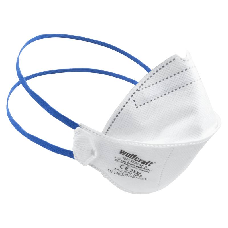 wolfcraft FFP2-Atemschutzmaske 2 Stück von Wolfcraft