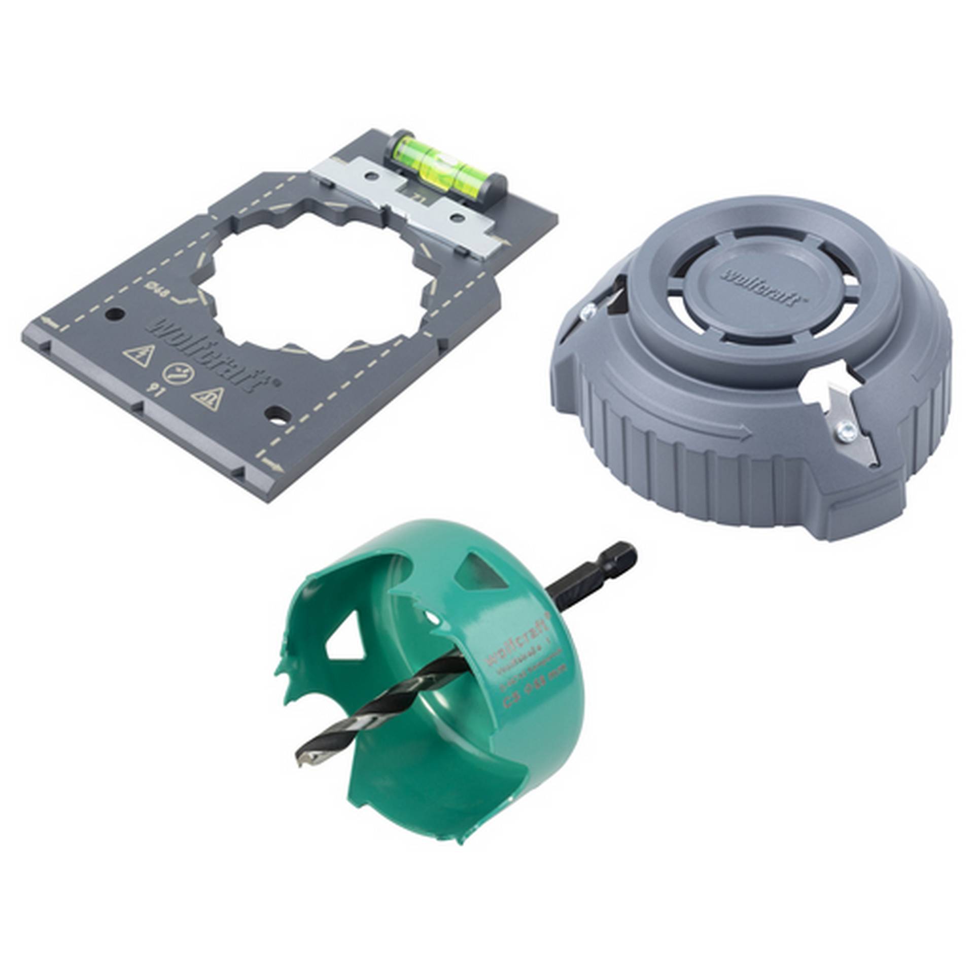 wolfcraft Installations-Set für Hohlwanddosen 3-teilig wolfcraft Installations-Set für Hohlwanddosen 3-teilig von Wolfcraft