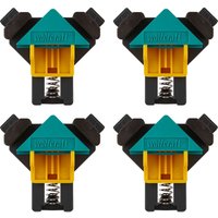 wolfcraft I Projekt-Set „Rechtwinkliges Spannen“ I 8626000 I 4 Eckenspanner ES 22 als ideale Fixierhilfe beim Verschrauben oder Leimen im 90°-Winkel von Wolfcraft