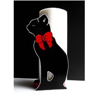 Katze Papierhandtuchhalter Feline Mit Schleife Handtuchhalter Kätzchen Schwarze Katze Papierhandtuchhalter Feline Mit Schleife Handtuchhalter Kätzchen Schwarze von WolfcreekWoodcrafts