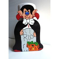 Vampir Papierhandtuchhalter Glow in The Dark Reißzähne Halloween Skurriler von WolfcreekWoodcrafts