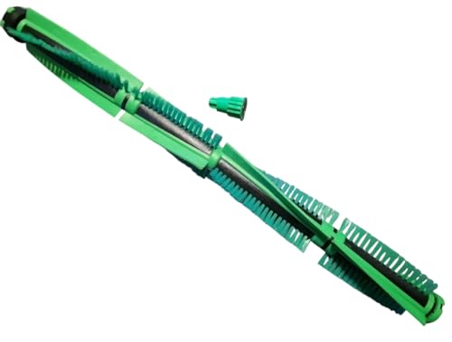 1x Ersatzbürste und 1x Antriebsritzel, Rundbürste, Walze, Bürstenrolle Ersatz für/kompatibel mit Vorwerk Staubsauger Bürstenaufsatz EB400 von Wolfcut
