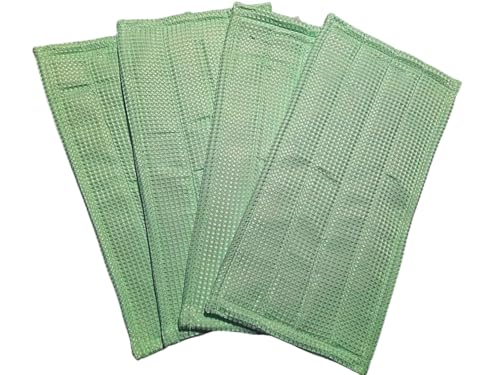4 Stk. Reinigungstücher Mikrofaser, Mop, Wischtücher, Mikrofasertücher kompatibel mit Vorwerk Kobold SP600 / SPB100 / VB100 Saugwischer Wischsauger Hartbodenreiniger von Wolfcut