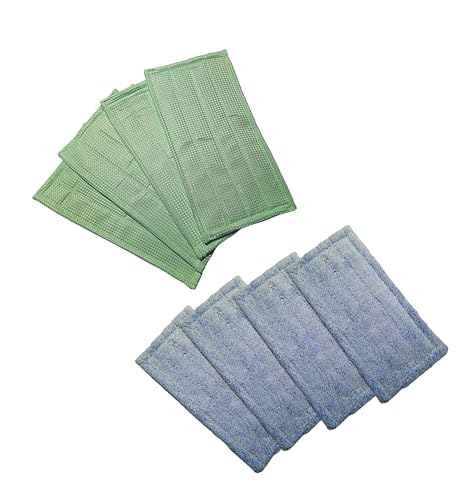 8 Stk. Reinigungstücher Mikrofaser, Mop, Wischtücher, Mikrofasertücher kompatibel mit Vorwerk Kobold SP600 / SPB100 / VB100 Saugwischer Wischsauger Hartbodenreiniger von Wolfcut