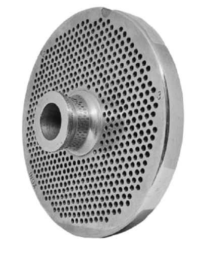 Wolfcut INOX Lochscheiben mit Nabe kompatibel mit Fleischwolf Gr. 42/52-3,0 mm von Wolfcut