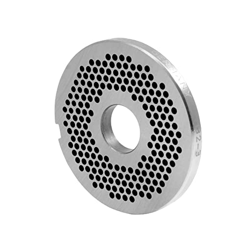 Wolfcut Lochscheiben kompatibel mit Fleischwolf Edertal EM82 LW5, EM82 VL-5 und EM82 Werkzeugstahl (3,0 mm) von Wolfcut
