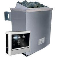 WOLFF FINNHAUS Saunaofen, 9 kW, mit externer Steuerung - silberfarben von Wolff Finnhaus