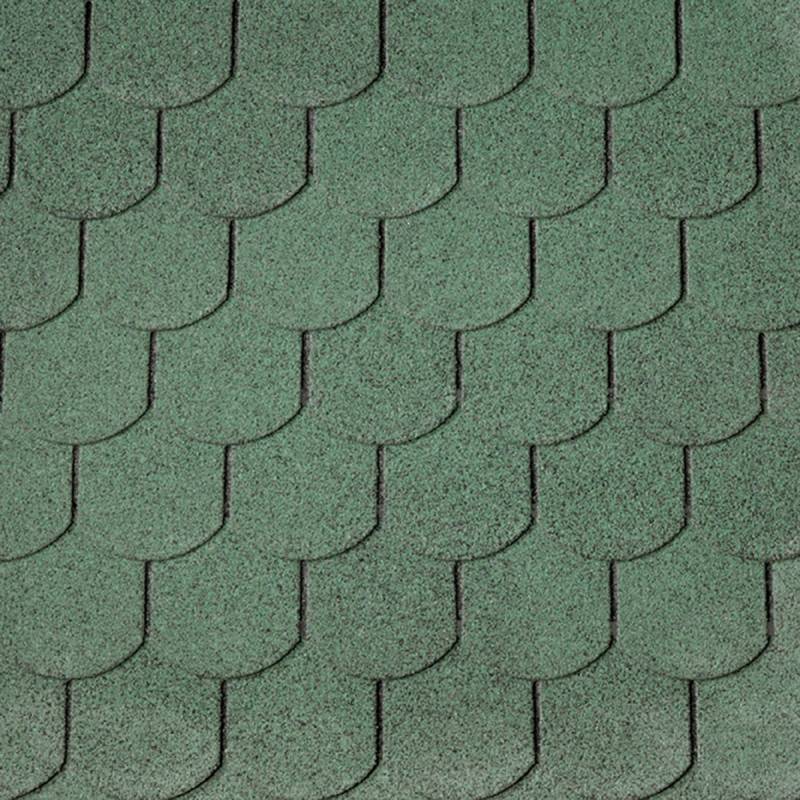 Wolff Finnhaus Biberschwanz Dachschindeln grün von Wolff Finnhaus