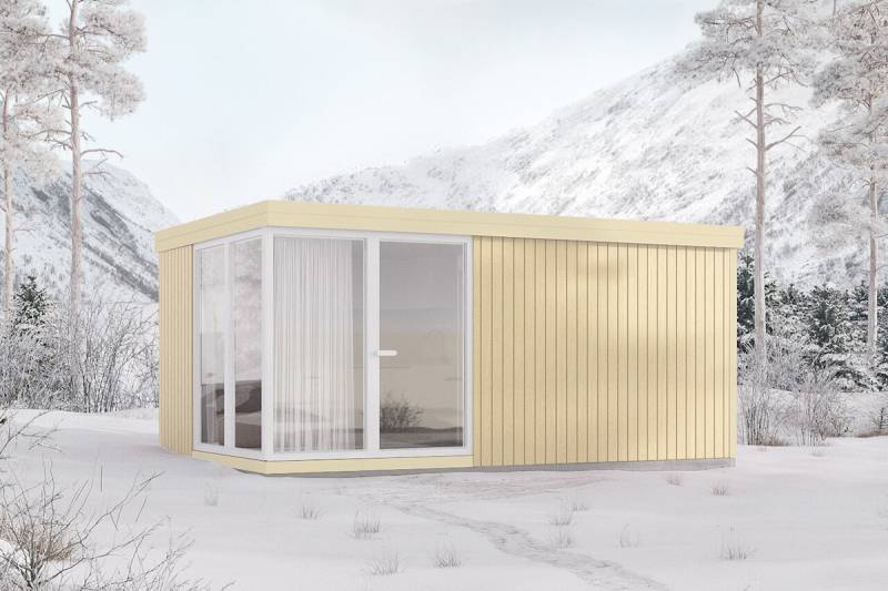 Wolff Finnhaus Design-Gartenhaus Atla 5534 isolierverglast - 94 mm von Wolff Finnhaus