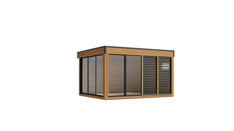 Wolff Finnhaus Design-Gartenhaus Finn Cube 4x3 Typ 1 kiefer von Wolff Finnhaus