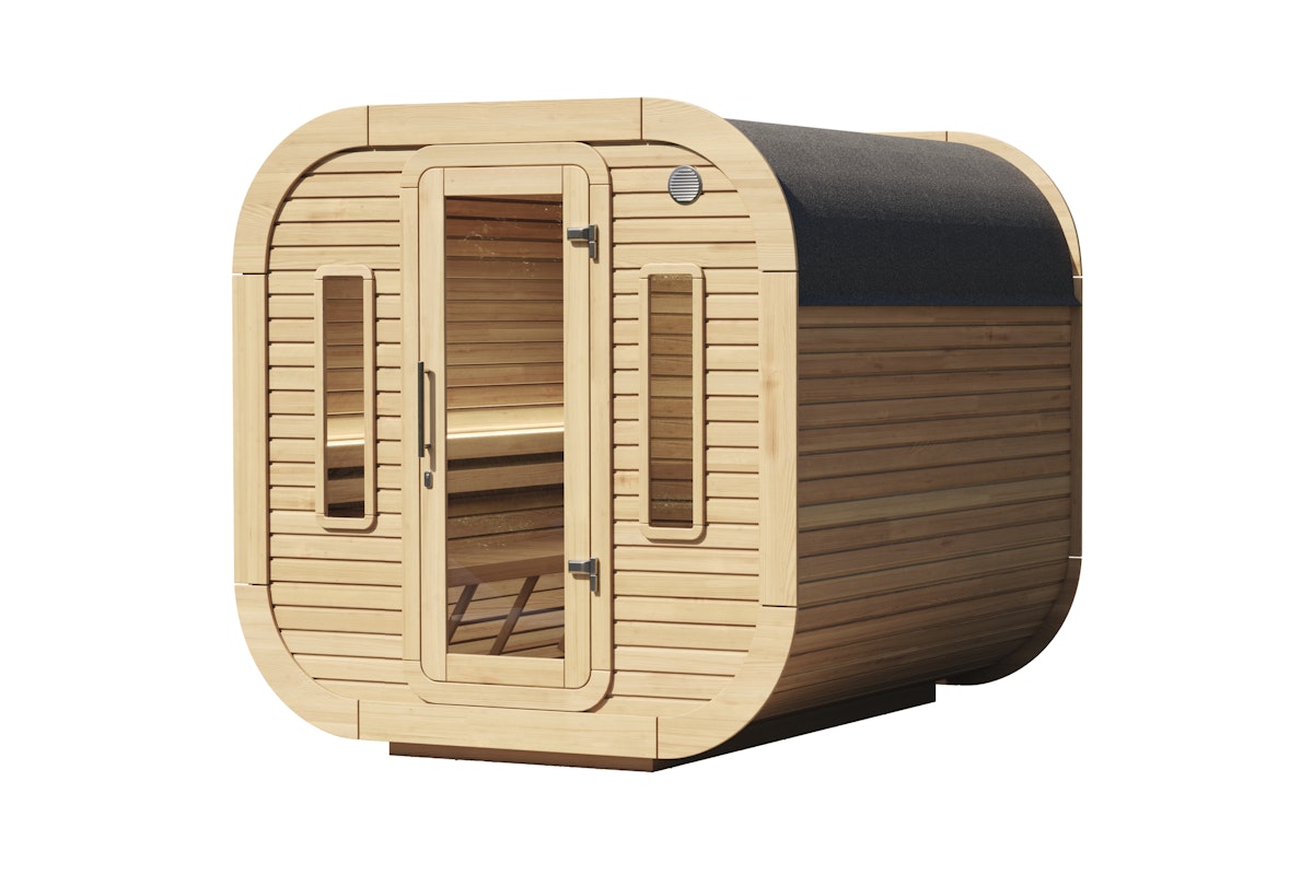 Wolff Finnhaus Design Saunahaus Luago 2x2 Art 1 naturbelassen Typ 2 mit 2 frontseitigen Fenstern Komplett montiert Wolff Finnhaus Design Saunahaus Luago 2x2 Art 1 naturbelassen Typ 2 mit 2 frontseitigen Fenstern Komplett montiert von Wolff Finnhaus