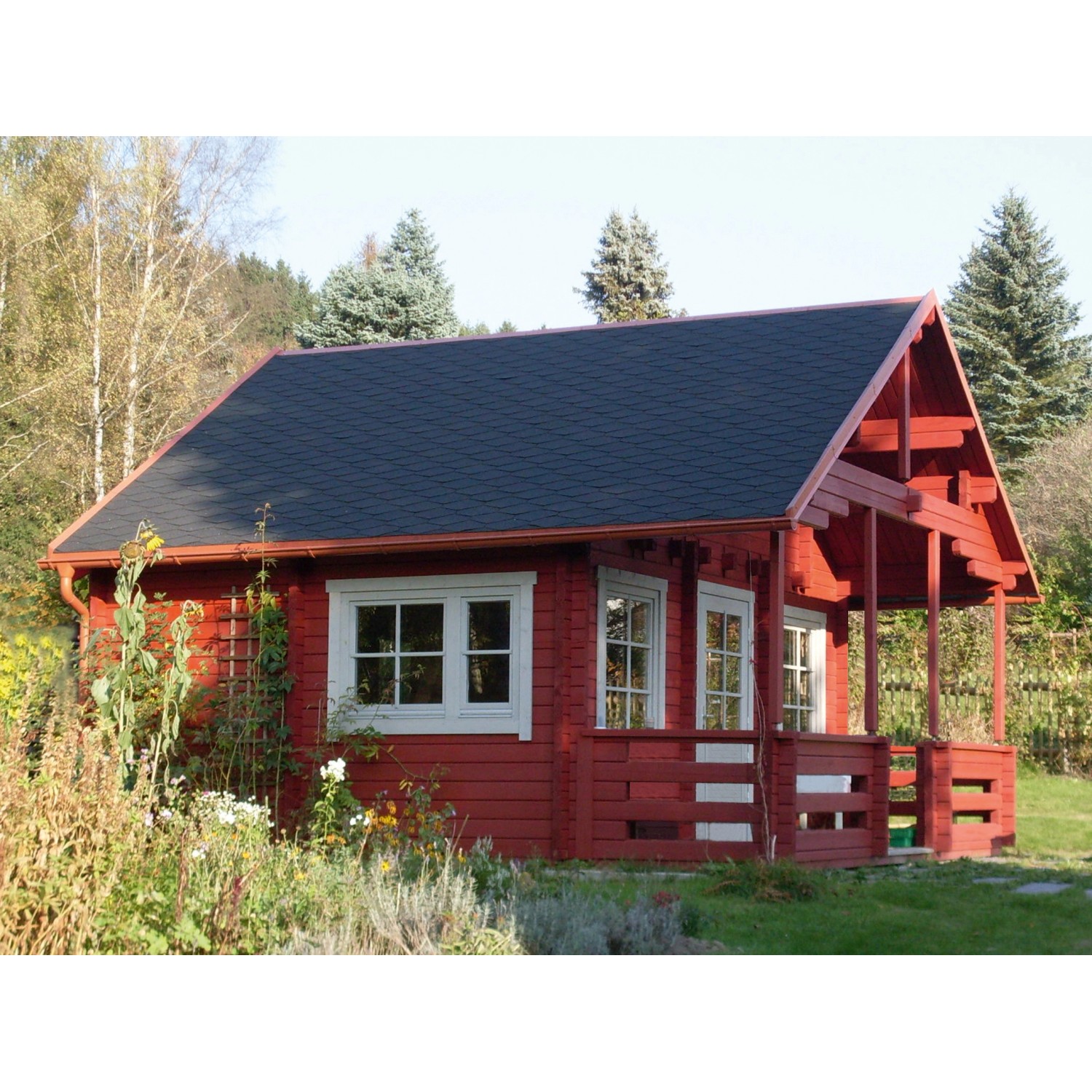 Wolff Finnhaus Ferienhaus Sauerland 92-A B x T: 519 cm x 399 cm von Wolff Finnhaus