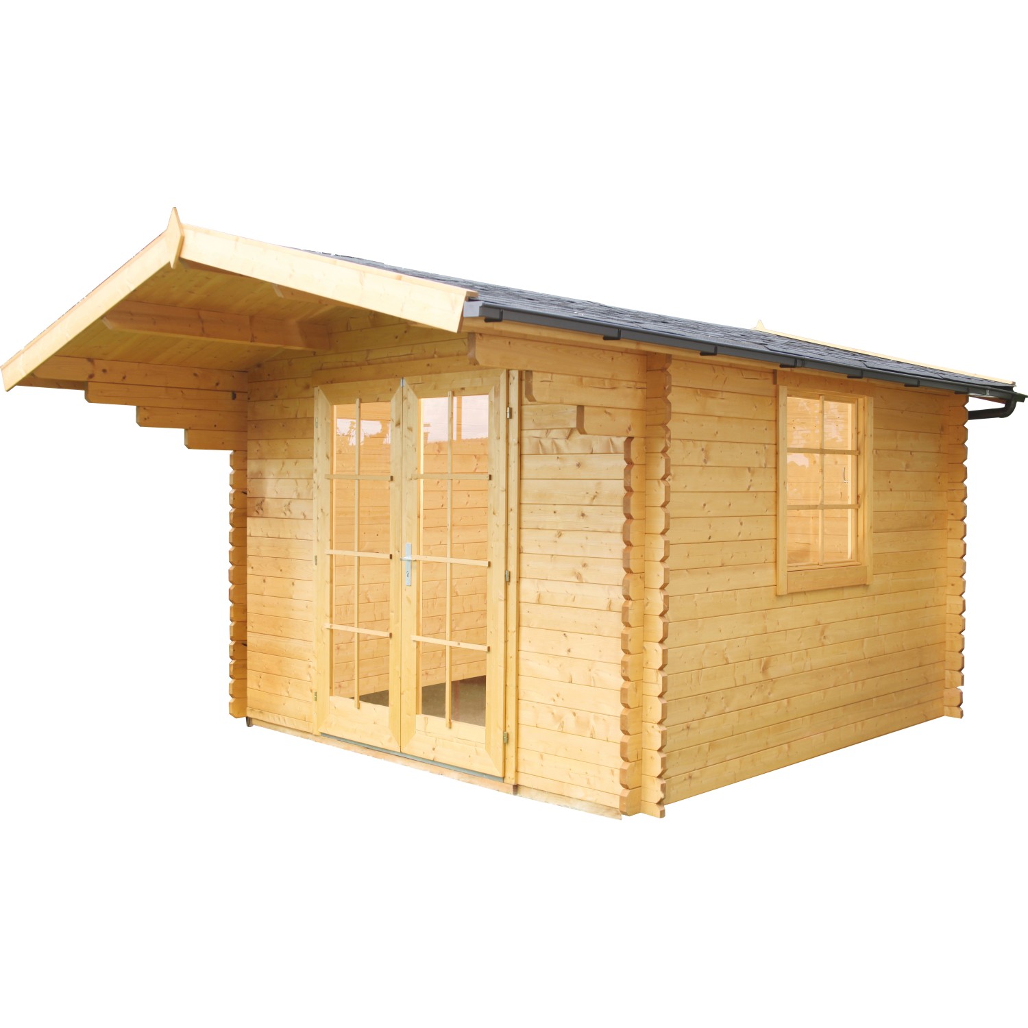 Wolff Finnhaus Holz-Gartenhaus Breda B x T: 300 cm x 300 cm von Wolff Finnhaus