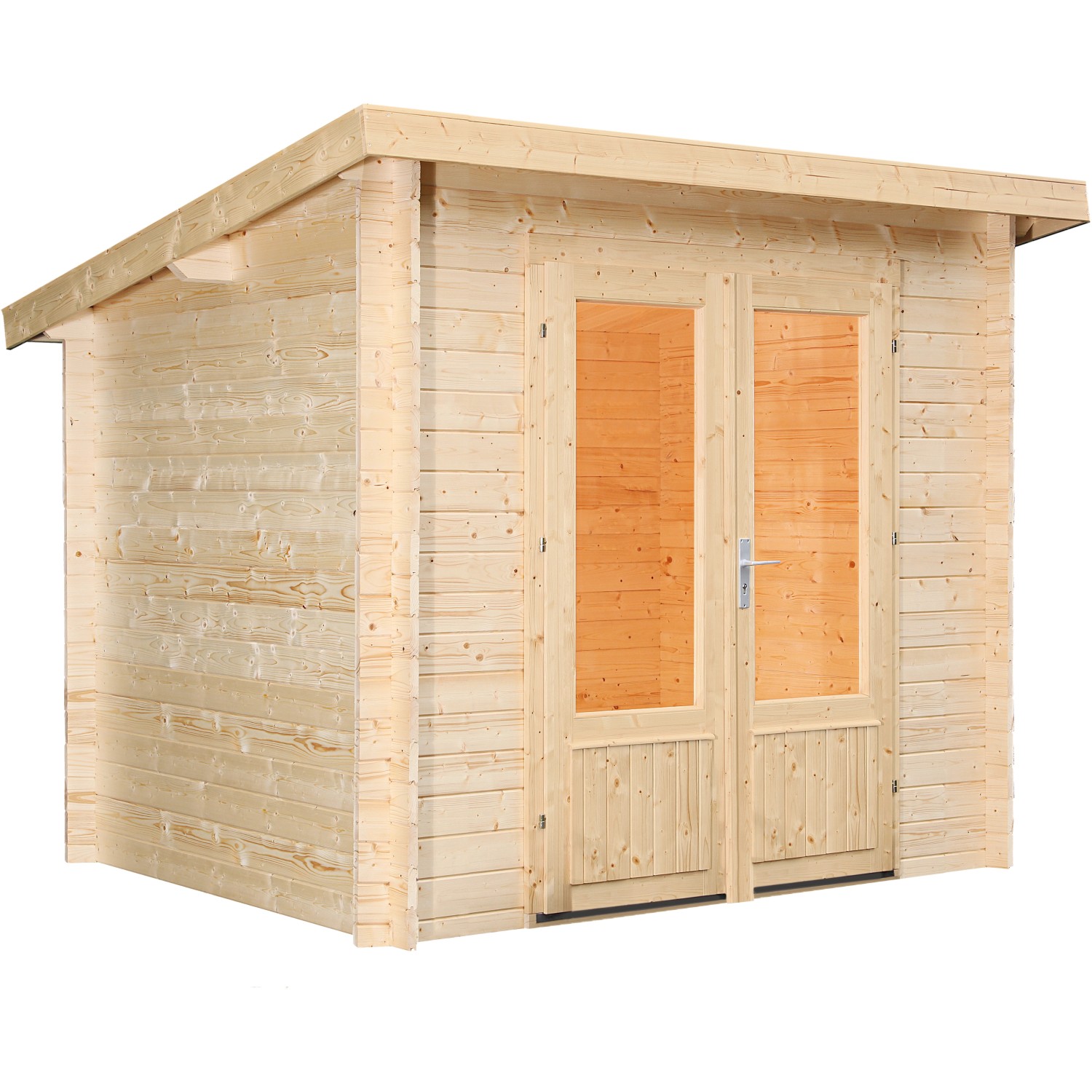 Wolff Finnhaus Holz-Gartenhaus Lüttich XS BxT: 240 cm x 240 cm von Wolff Finnhaus