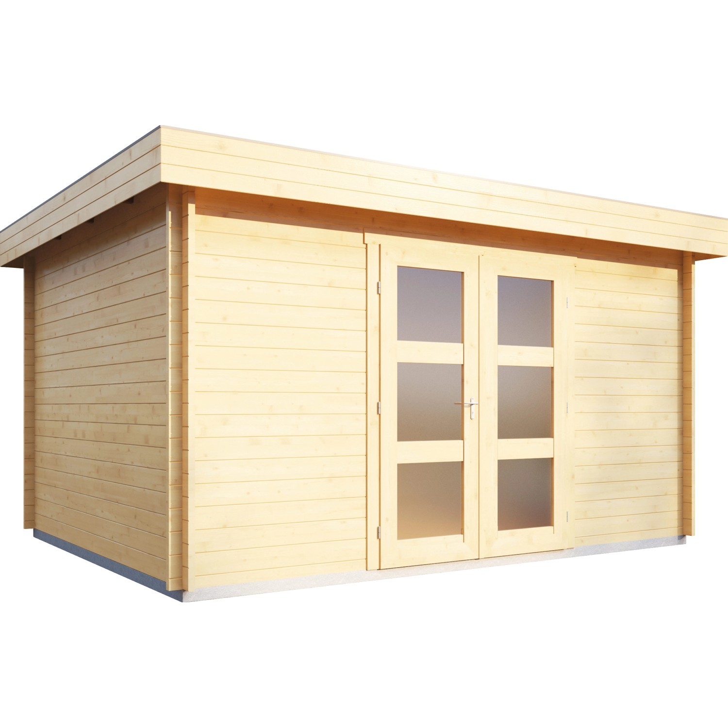 Wolff Finnhaus Holz-Gartenhaus Metz-B B x T: 400 cm x 300 cm von Wolff Finnhaus