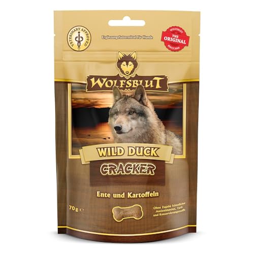 Wild Duck Cracker Ente mit Kartoffeln, 70 g von Wolfsblut
