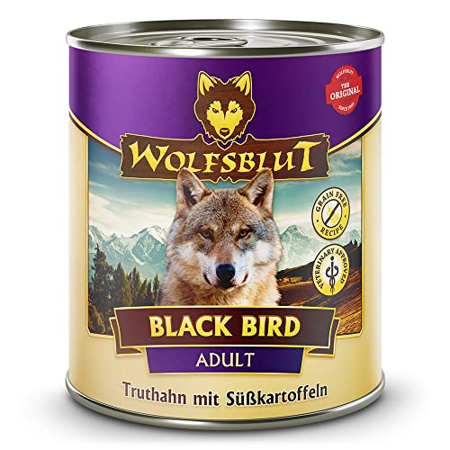 Wolfsblut Black Bird Futter für ausgewachsene Hunde, 800 g, 6 Stück Wolfsblut Black Bird Futter für ausgewachsene Hunde, 800 g, 6 Stück von Wolfsblut