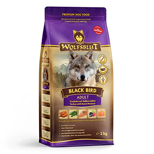 Wolfsblut - Black Bird Adult - 2 kg - Truthahn - Trockenfutter - Hundefutter - Getreidefrei von Wolfsblut