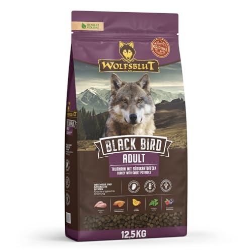 Wolfsblut - Black Bird Adult - 12,5 kg - Truthahn - Trockenfutter - Hundefutter - Getreidefrei von Wolfsblut