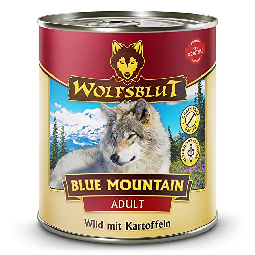 Wolfsblut - Blue Mountain - 6 x 800 g - Wildfleisch - Nassfutter - Hundefutter - Getreidefrei Wolfsblut - Blue Mountain - 6 x 800 g - Wildfleisch - Nassfutter - Hundefutter - Getreidefrei von Wolfsblut