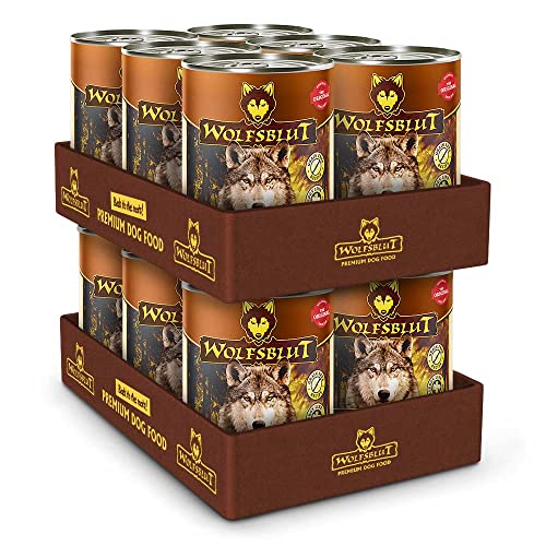 Wolfsblut - Deep Glade - 12 x 395 g - Rothirsch und Wasserbüffel - Nassfutter - Hundefutter - Getreidefrei Wolfsblut - Deep Glade - 12 x 395 g - Rothirsch und Wasserbüffel - Nassfutter - Hundefutter - Getreidefrei von Wolfsblut