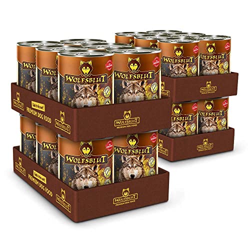Wolfsblut - Deep Glade - 24 x 395 g - Rothirsch und Wasserbüffel - Nassfutter - Hundefutter - Getreidefrei Wolfsblut - Deep Glade - 24 x 395 g - Rothirsch und Wasserbüffel - Nassfutter - Hundefutter - Getreidefrei von Wolfsblut