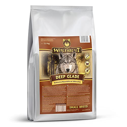 Wolfsblut - Deep Glade Small Breed - 7,5 kg - Rothirsch und Wasserbüffel - Trockenfutter - Hundefutter - Getreidefrei Wolfsblut - Deep Glade Small Breed - 7,5 kg - Rothirsch und Wasserbüffel - Trockenfutter - Hundefutter - Getreidefrei von Wolfsblut