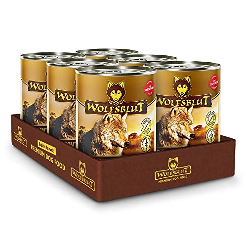 Wolfsblut - Down Under - 6 x 395 g - Black Angus Beef - Nassfutter - Hundefutter - Getreidefrei Wolfsblut - Down Under - 6 x 395 g - Black Angus Beef - Nassfutter - Hundefutter - Getreidefrei von Wolfsblut