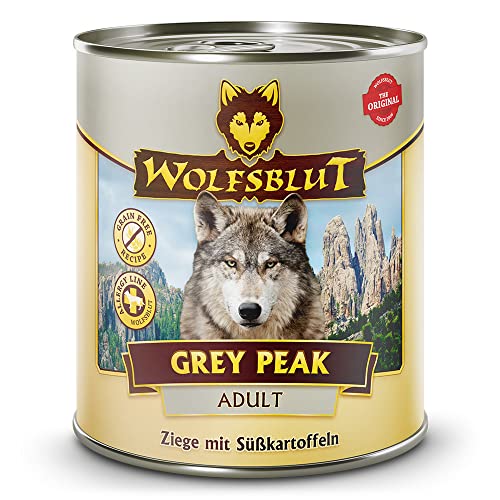 Wolfsblut - Grey Peak - 6 x 800 g - Ziege - Nassfutter - Hundefutter - Getreidefrei von Wolfsblut