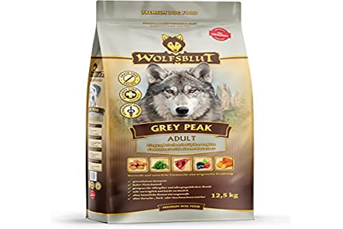 Wolfsblut - Grey Peak - 12,5 kg - Ziege - Trockenfutter - Hundefutter - Getreidefrei von Wolfsblut