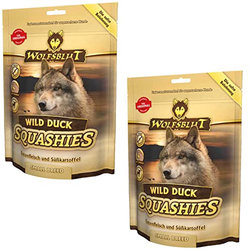 Wolfsblut Squashies Wild Duck Small Breed für Hunde- Doppelpack - 2 x 350g von Wolfsblut