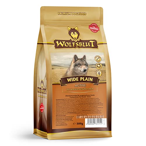 Wolfsblut - Wide Plain Active - 500 g - Pferd - Trockenfutter - Hundefutter - Getreidefrei Wolfsblut - Wide Plain Active - 500 g - Pferd - Trockenfutter - Hundefutter - Getreidefrei von Wolfsblut