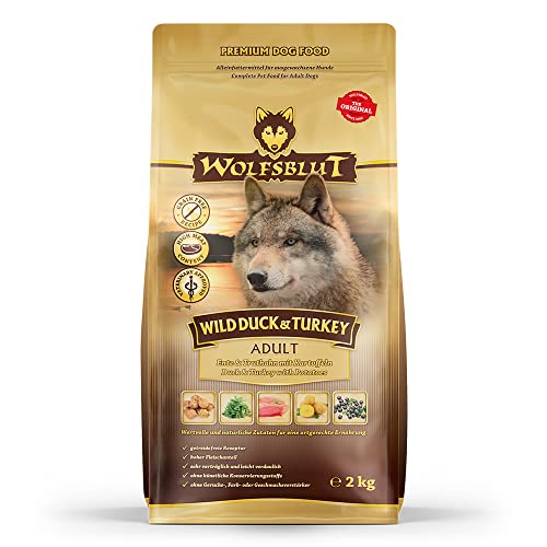 Wolfsblut - Wild Duck & Turkey - 2 kg - Ente & Truthahn - Trockenfutter - Hundefutter - Getreidefrei Wolfsblut - Wild Duck & Turkey - 2 kg - Ente & Truthahn - Trockenfutter - Hundefutter - Getreidefrei von Wolfsblut
