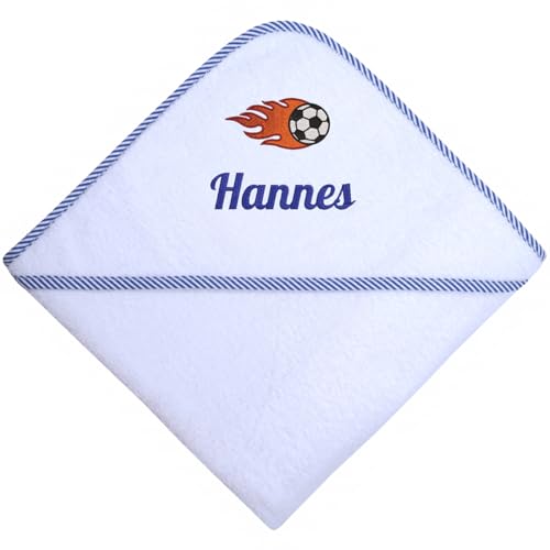Wolimbo Kapuzenhandtuch personalisiert mit Namen und Motiv - Weiss - 140x140 cm - für Baby und Kinder Wolimbo Kapuzenhandtuch personalisiert mit Namen und Motiv - Weiss - 140x140 cm - für Baby und Kinder von Wolimbo